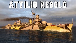 World of WarShips Attilio Regolo  3 Kills 232K Damage [upl. by Nylitak]