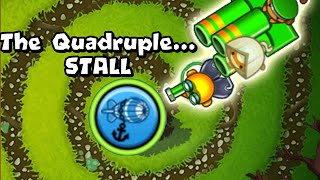 So I tried to use the QUADRUPLE Stall Strategy But BTD Battles [upl. by Mcgregor]