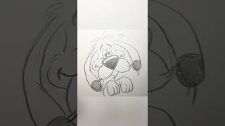 HOW TO DRAW Idefix in love  0084 asterix drawingtutorial comics [upl. by Swain]