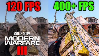 EU TESTEI TUDO e PEGUEI 400 FPS MELHORES CONFIGS para o MODERN WARFARE 3 [upl. by Brenan]