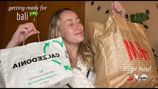 bali haul  getting ready for my first trip to bali  asmr  h amp m zara calzedonia amp lovisa [upl. by Ecirtnuahs829]