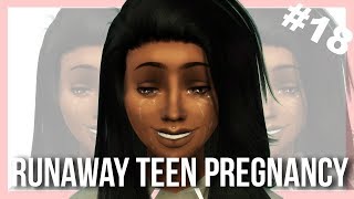 RUNAWAY TEEN PREGNANCY CHALLENGE PART 18  LETS PLAY THE SIMS 4 [upl. by Gyasi]