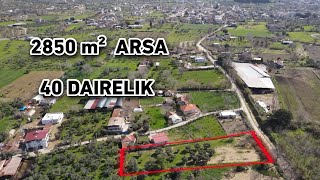 AYDIN MERKEZDE SATILIK 2850MK ARSA TAM 40 DAİRELİK 2 DAİRE PARASINA  0532 060 9193 [upl. by Penrose]