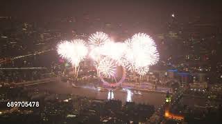 London New Years Fireworks 2015 Full HD Soundtrack [upl. by Tevis651]