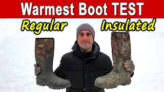 Are Insulated Hunting Boots Really Warmer TESTED [upl. by Allebram15]