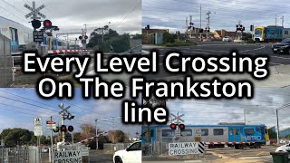 Every Level Crossing On The Frankston Line [upl. by Onivag]