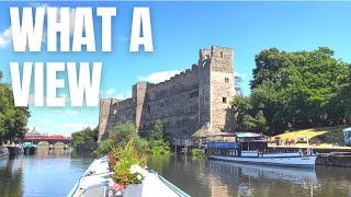 Narrowboat Through Newark  The Magnificent River Trent Ep 29 [upl. by Drida]