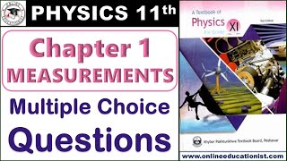 Multiple Choice Questions  Chapter 1  Measurement  First Year Physics Federal Board KPK Syllabus [upl. by Kenna923]