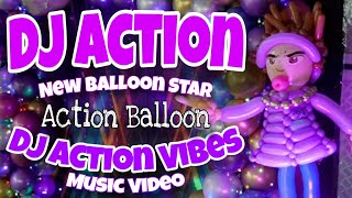 New Balloon Star DJ Action Music Video dj djremix djsong ballooncharacters djaction techno [upl. by Robbins89]