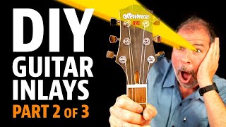 How To Inlay a Guitar Headstock  With Master Inlay Artist Craig Lavin Episode 2 [upl. by Zeke]