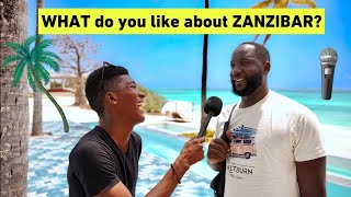 I Went to a luxury hotel and asked a TOURIST about ZANZIBAR [upl. by Norri]