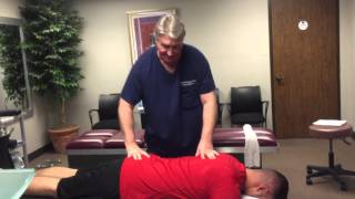 Severe Herniated Disc Patients 1st Time Adjustment From Your Houston Chiropractor Dr Johnson [upl. by Yeliab845]