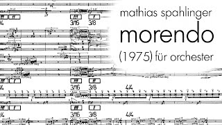 Mathias Spahlinger  Morendo wscore [upl. by Jannel]