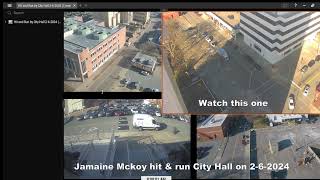 carlajeanettemedia Jamaine Mckoy hit and run City Hall on 2  06  2024 [upl. by Daryl]