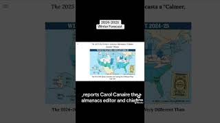 20242025 Winter Forecast Maps Farmers Almanac Canada Ontario BC States US Mild Balmy [upl. by Tommie]