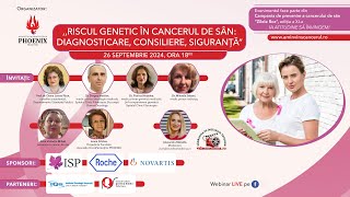 Riscul genetic în cancerul de sân diagnosticare consiliere siguranță [upl. by Krasner23]