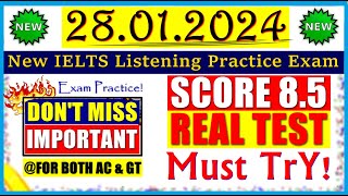 IELTS LISTENING PRACTICE TEST 2024 WITH ANSWERS  28012024 [upl. by Ferrigno]