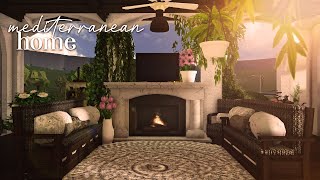 Mediterranean Home  Bloxburg  Speedbuild  mxsqru ɞ [upl. by Charmane]