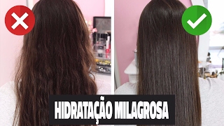 RECEITA CASEIRA QUE SALVA CABELO RESSECADO  FICANDO GATA [upl. by Enitsenrae571]