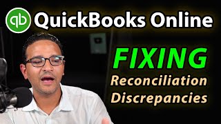 QuickBooks Online Fixing Reconciliation Discrepancies [upl. by Ik]