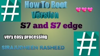 How to root version s7 and s7 edge android 70 SMG930V SMG935V [upl. by Youngman]