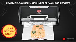 ROMMELSBACHER Vakuumierer VAC 485 Review  Bestes Vakuumiergerät [upl. by Levison]