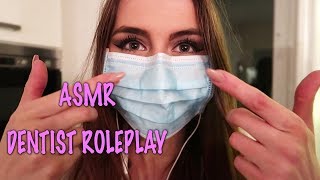 ASMR DENTIST ROLEPLAY  Examination and cleaning [upl. by Lahcim]