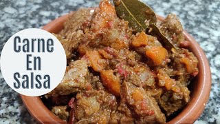 Carne en salsa quotEstilo canarioquot [upl. by Sergio605]