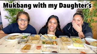 THAI FOOD MUKBANG WITH SHARON amp CHULLORA  Polytube [upl. by Akiner370]