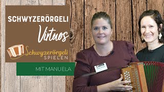 Schwyzerörgeli virtuos Manuela  Stöckmärcht im Alpenblick [upl. by Rogovy]