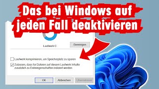 Gar keine gute Idee in Windows  Laufwerk komprimieren  verbraucht doppelt Speicher [upl. by Bullard]