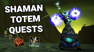 TBC Draenei Shaman Totem Quests  burning crusade classic [upl. by Cappello]