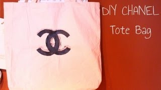 DIY CHANEL Tote Bag Fashion Do it yourself [upl. by Winton296]