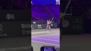 Iga Swiatek amp Aryna Sabalenka Practice together in Riyadh igaswiatek wtafinalsriyadh [upl. by Einitsed]