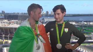 ODonovan Brothers  Irish Rowing Olympics Silver Medal Interview [upl. by Padriac]