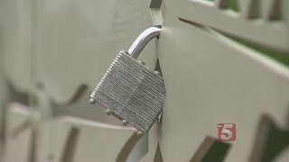 Love Locks Show Up On Pedestrian Bridge [upl. by Moreland]