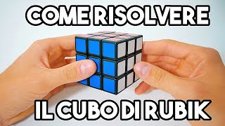 Come risolvere il CUBO di RUBIK  Metodo facile a strati  Tutorial Spiegazione [upl. by Alyda]