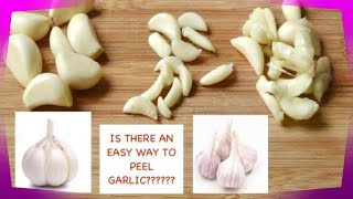 Best Way to Peel Garlic  Most efficient  easiest method to peel garlic [upl. by Jauch]