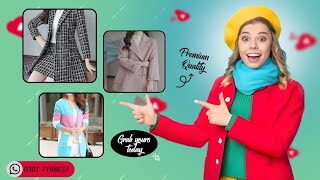 Waterproof jacket for women new design [upl. by Asillim]