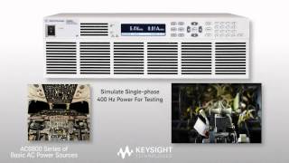 Keysight AC6800 Series AC Power Source Product Overview [upl. by Janette]