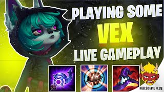 Playing Some Vex Mid  Wild Rift HellsDevil Plus Gameplay [upl. by Afnin]