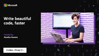 Visual Studio 2019 Launch Write beautiful code faster [upl. by Zippel]