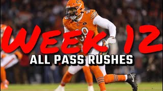 Montez Sweat Week 12 All Pass Rushes [upl. by Nniuqal773]