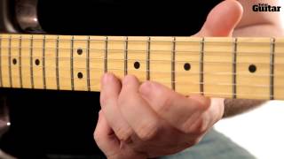 Essentials guitar lesson Quartertone bends TG250 [upl. by Naahs]