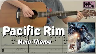 Pacific Rim Main Theme Guitar Notation  TAB [upl. by Nosecyrb]