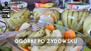 Jak zrobić 38 🥒 Ogórki po żydowsku  Piwniczka Chomika [upl. by Ettezil541]