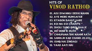 Best Of Vinod Rathod  90s Hit Songs  Bollywood Superhit Songs [upl. by Ecirtak]