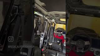 2023 Mercedes G63 roof and headliner replacement [upl. by Yelime]