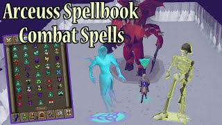 OSRS Arceuus Spellbook 1st Impression  Part 1 of 2 Combat Spells [upl. by Riobard]