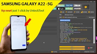 Samsung Galaxy A22 5G FRP Reset By UnlockTool [upl. by Atival]